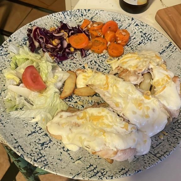 Pechuga de Pollo a los 3 Quesos